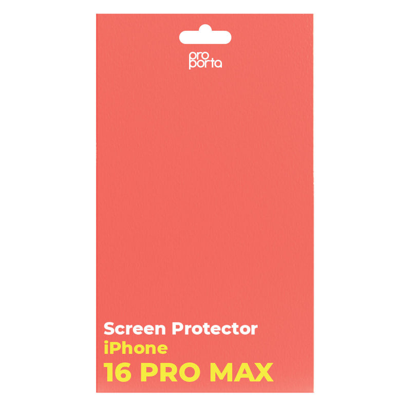 iPhone 16 Pro Max Tempered Glass Screen Protector